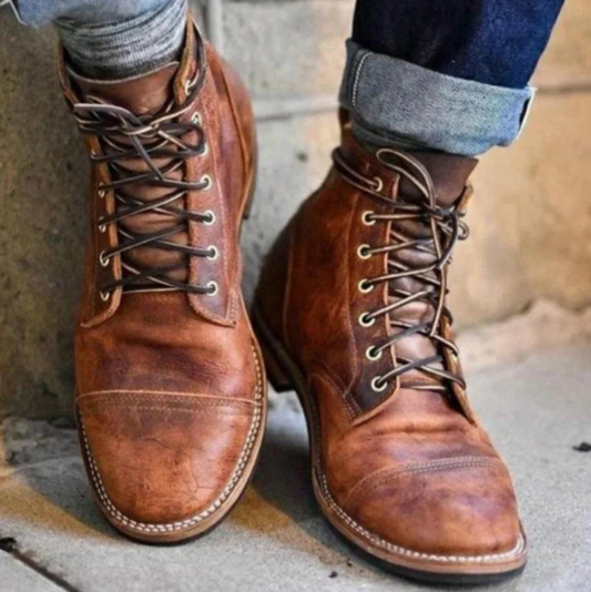 Hans™ | Vintage Stiefel aus Leder