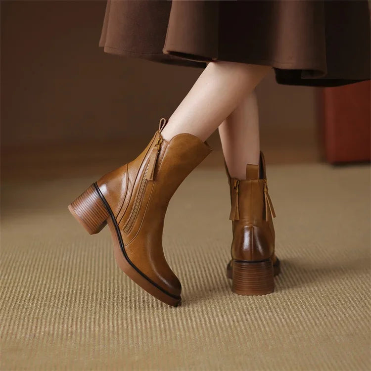 Grazia™ | Lederne Ankle Boots