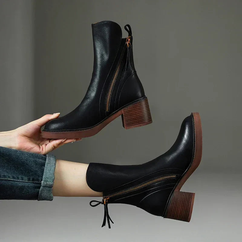 Grazia™ | Lederne Ankle Boots