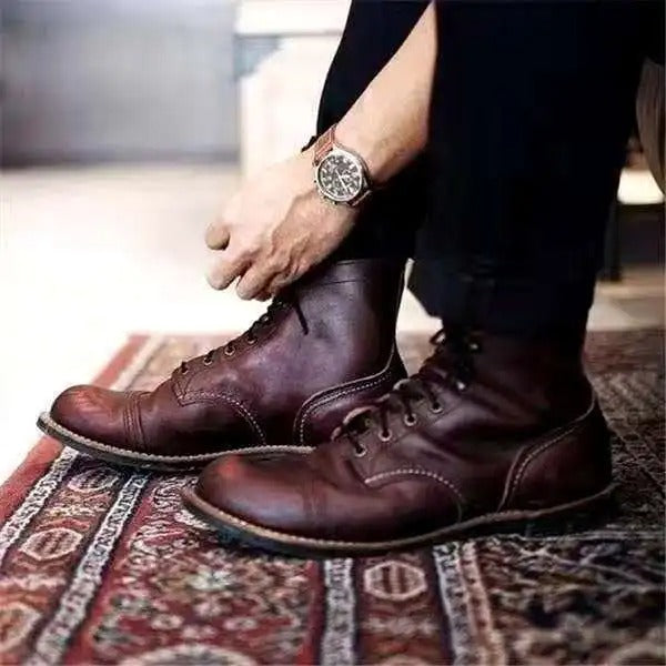 Hans™ | Vintage Stiefel aus Leder