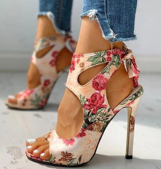 Aurélie Cut-Out High Heels